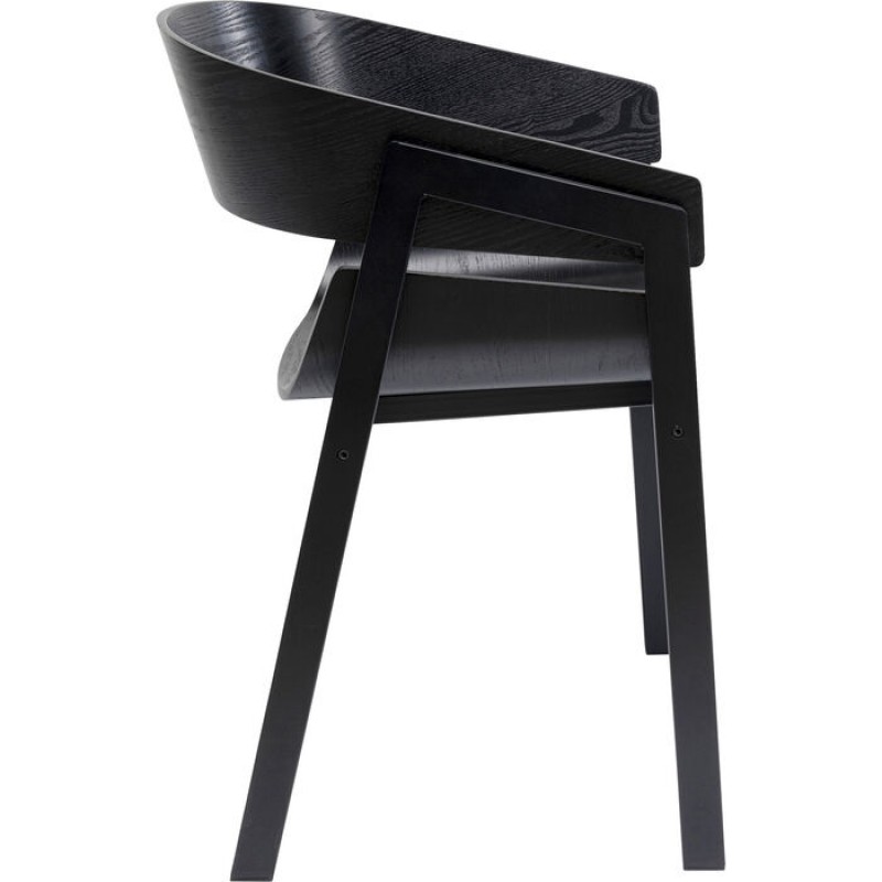 Chair with Armrest Biarritz Black